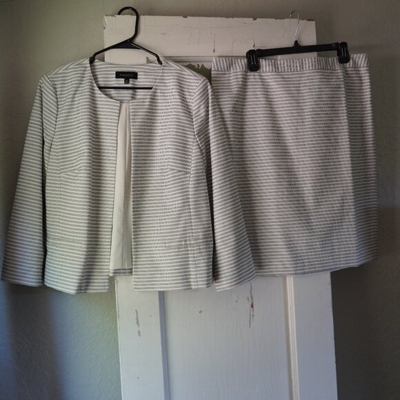 Talbots Striped Skirt Suit Set - Picture 1 of 13